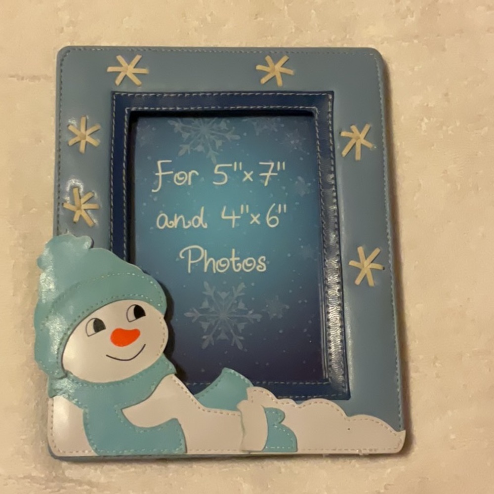 Snowman Picture Frame